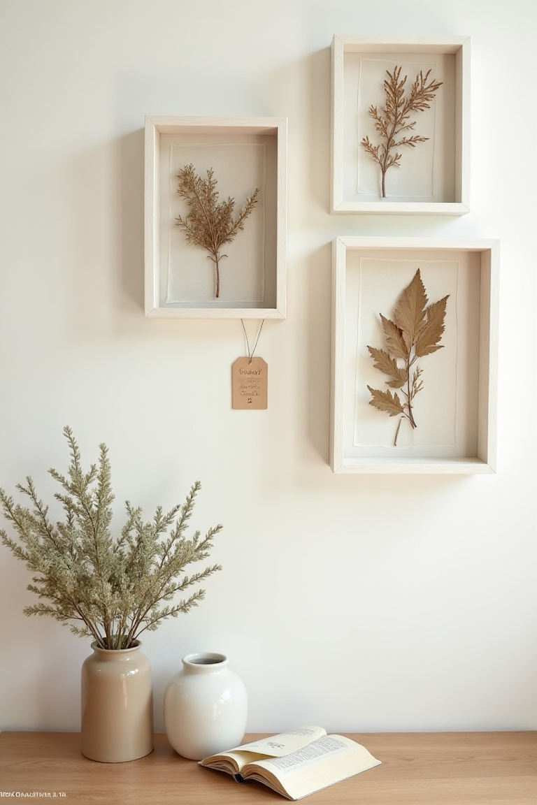 Botanical Memory Frames with Timeless Elegance