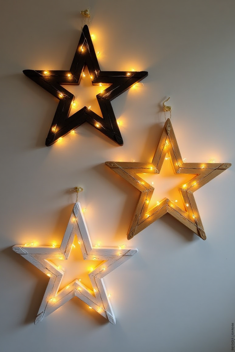 Star Frames for Festive Wall Charm