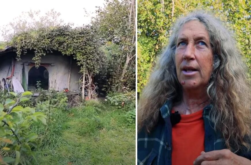 After 20 years of living in “natural” home, woman gives cameras a look inside