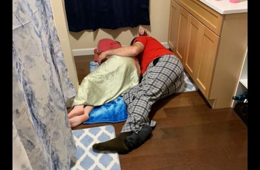 Mom discovers husband next to 13-year-old daughter on floor and has important realization