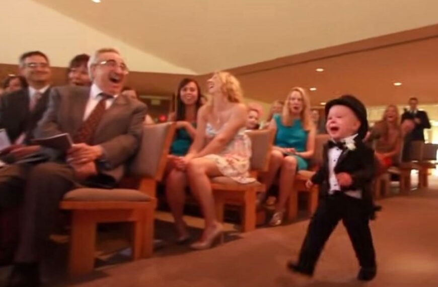 Adorable Little Ring Bearer Has Church Erupting In Laughter