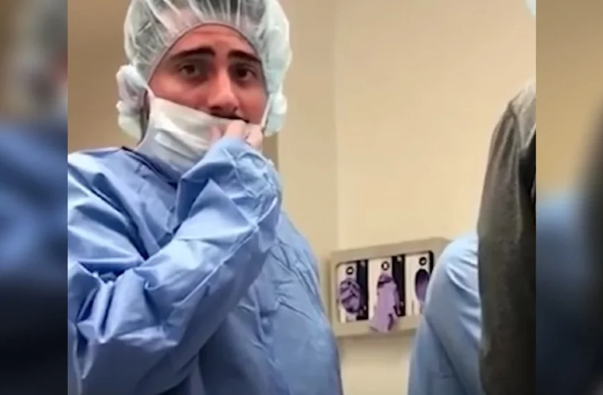 Dad looks up during wife’s labor and mouths “I think he has Down Syndrome”