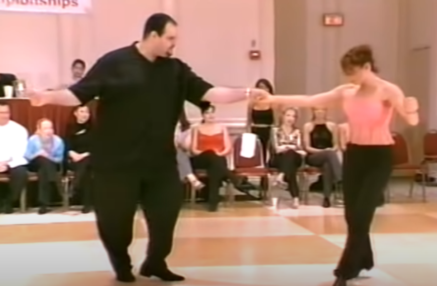 People laughed when big guy said he could swing dance – then the music started